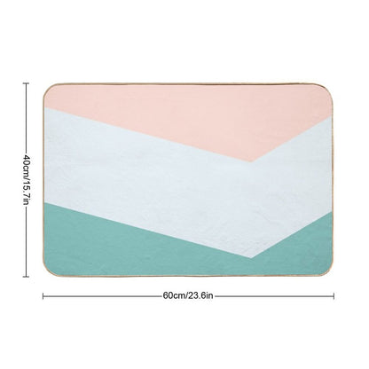 Chevron Pattern  Long-Lasting Bath Mat