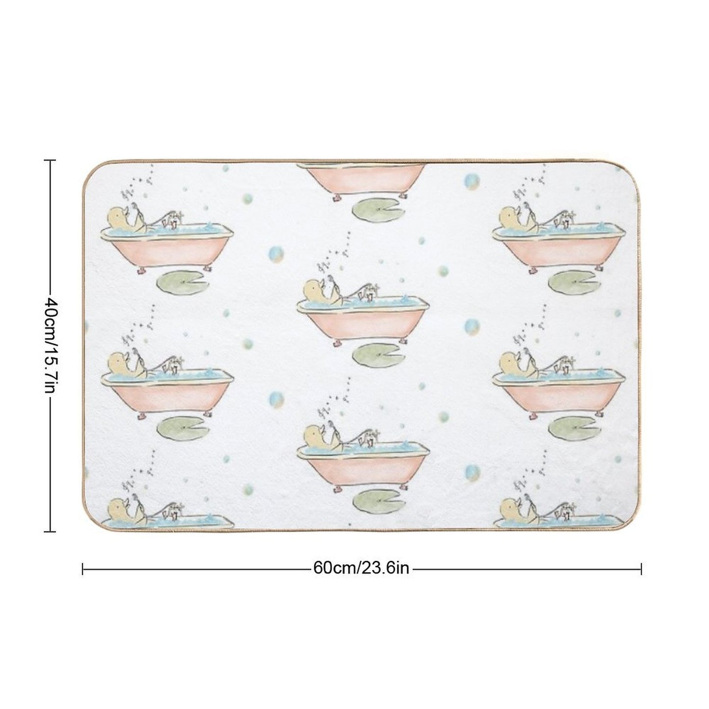Duck Bath Time  Odorless Bath Mat