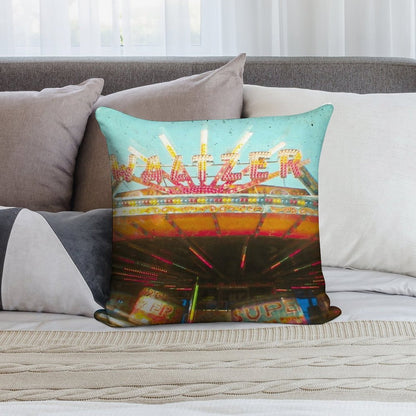 Spinning Cars Soft Warmth Comfort Throw Pillow