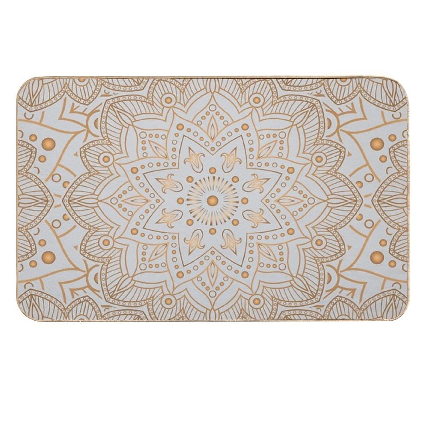 Perfection Mandala 10  Dirt-Trapping Bath Mat
