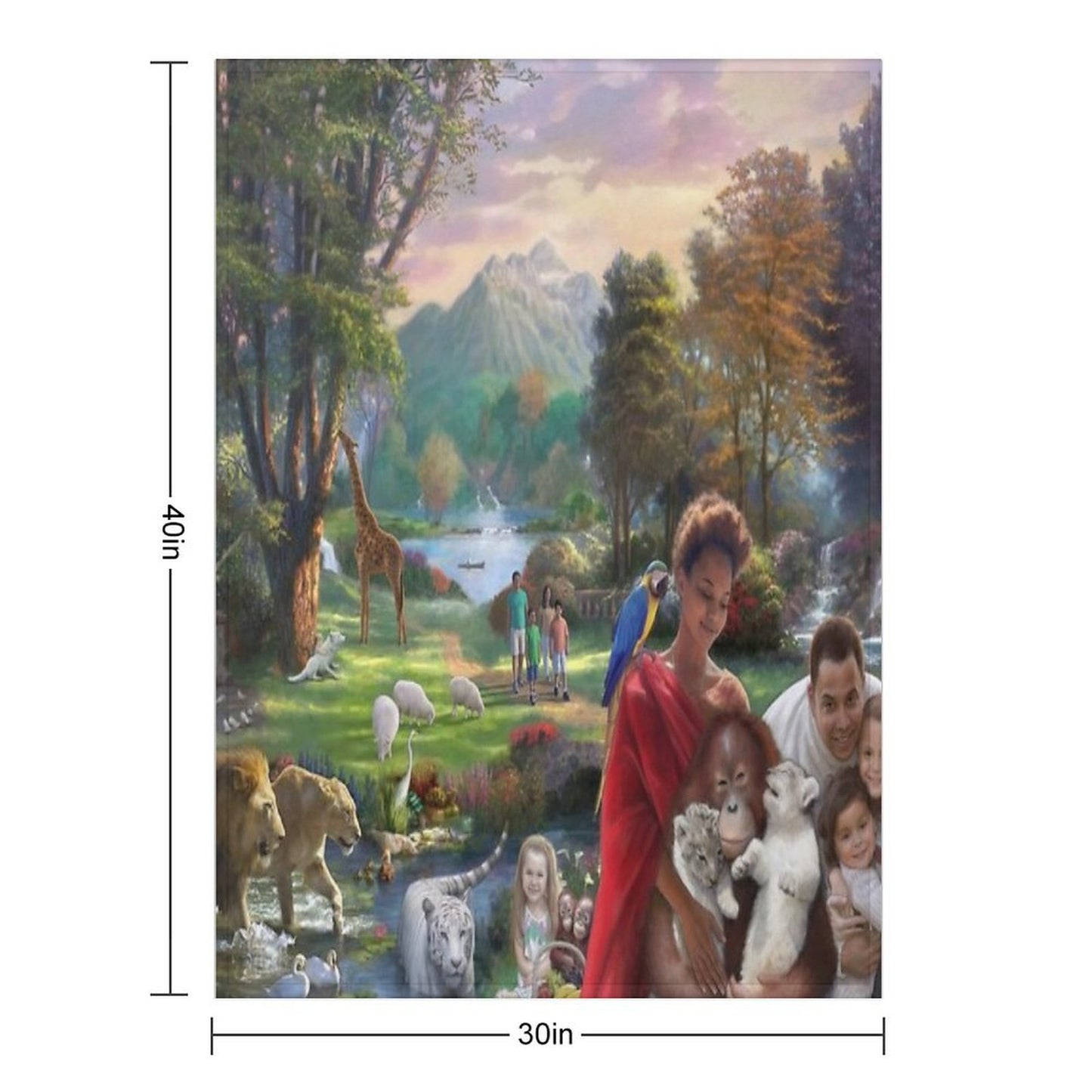 Paradise Park Sustainable Throw Blanket