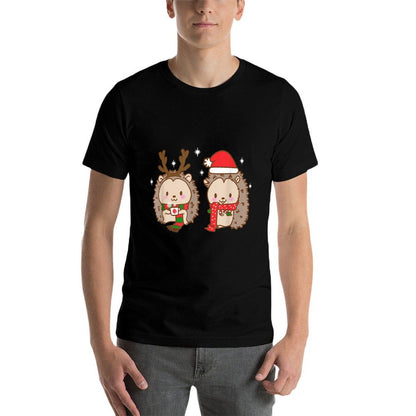 Hedgehog Christmas  Stretchy T-Shirt