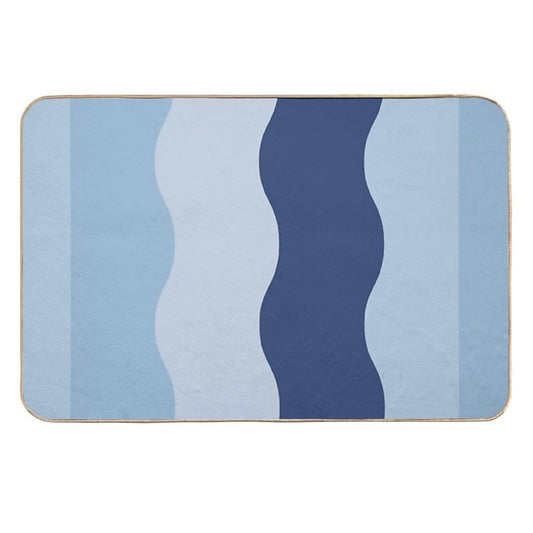 Blue Pallete Wallpaper  Toxin-Free Bath Mat