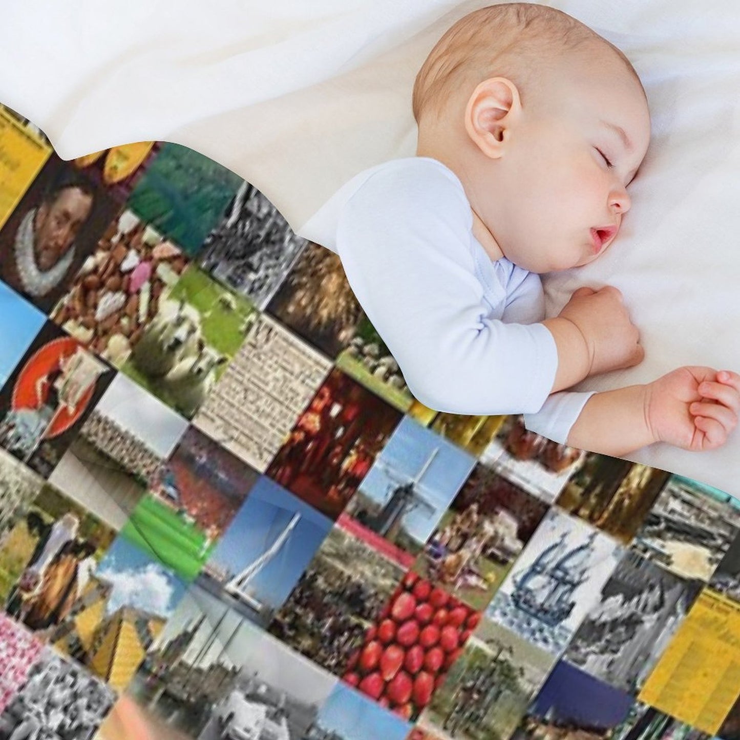 Typical Netherlands Collage of History And Holland Versatility Throw Blanket