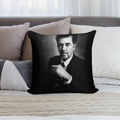Al Pacino Art Soft Luxury Feel Throw Pillow