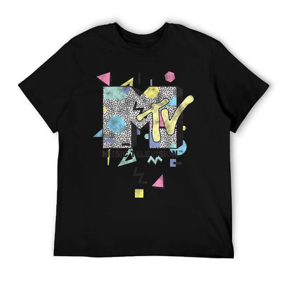 MTV Retro Shape Design Logo Graphic Versatile T-Shirt