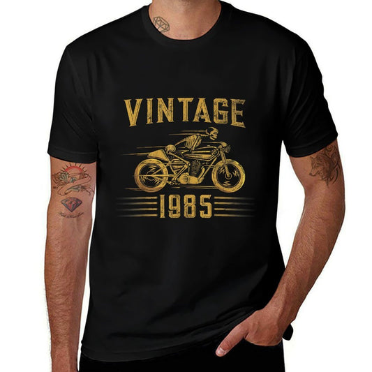 Vintage 1985 Biker Motorcycle  Affordable Price T-Shirt