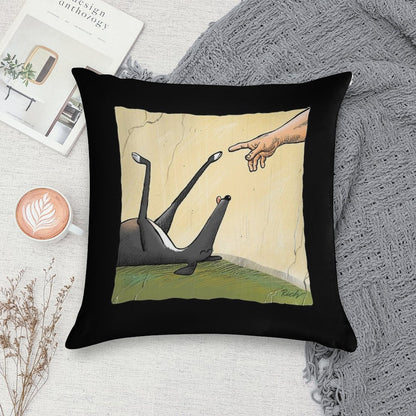 The Hand of Dog Soft Ultra-Soft Texture Throw Pillow