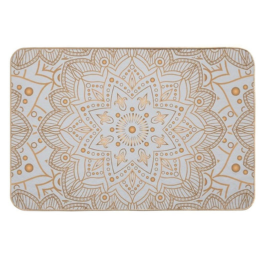Perfection Mandala 10  Dirt-Trapping Bath Mat