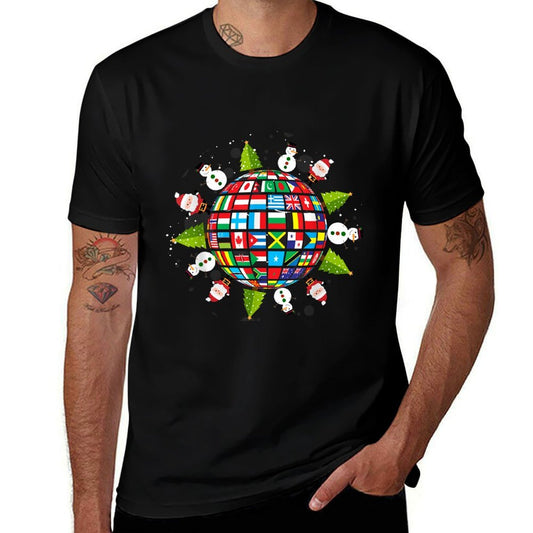Flags of The World, Xmas Around The Globe  Vintage-inspired T-Shirt