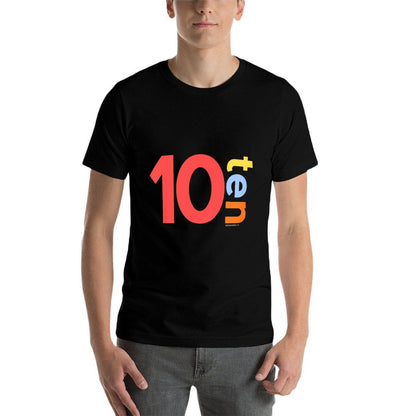 Kids 10th Birthday Boy 10 Year Old Ten Age 10 Ideas Party  Fade-proof Color T-Shirt