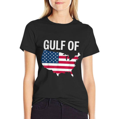 Gulf of USA American Flag Durable T-Shirt