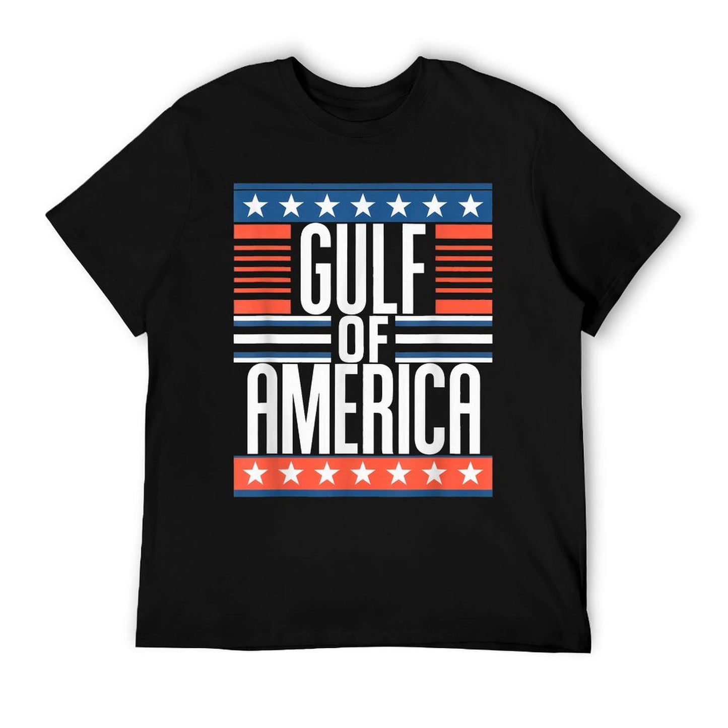 Gulf Of United States Of America Patriotic USA Flag Vintage-inspired T-Shirt