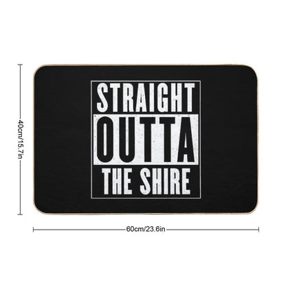 Straight Outta The Shire  Dirt-Trapping Bath Mat