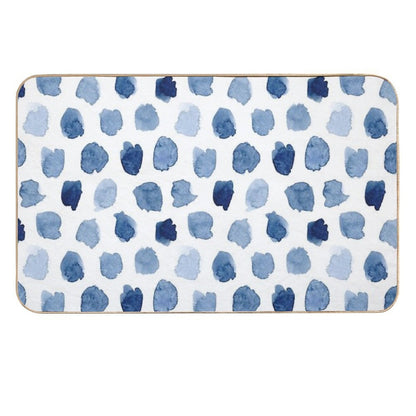 Indigo Love  Anti-Trip Bath Mat