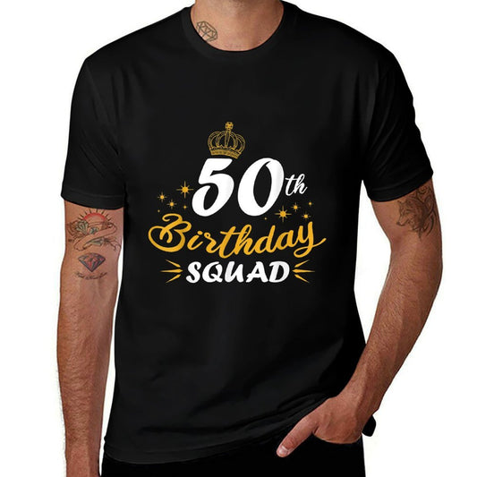 50 Years Old Birthday Party Cute 50th Birthday Cute Party  Vintage-inspired T-Shirt