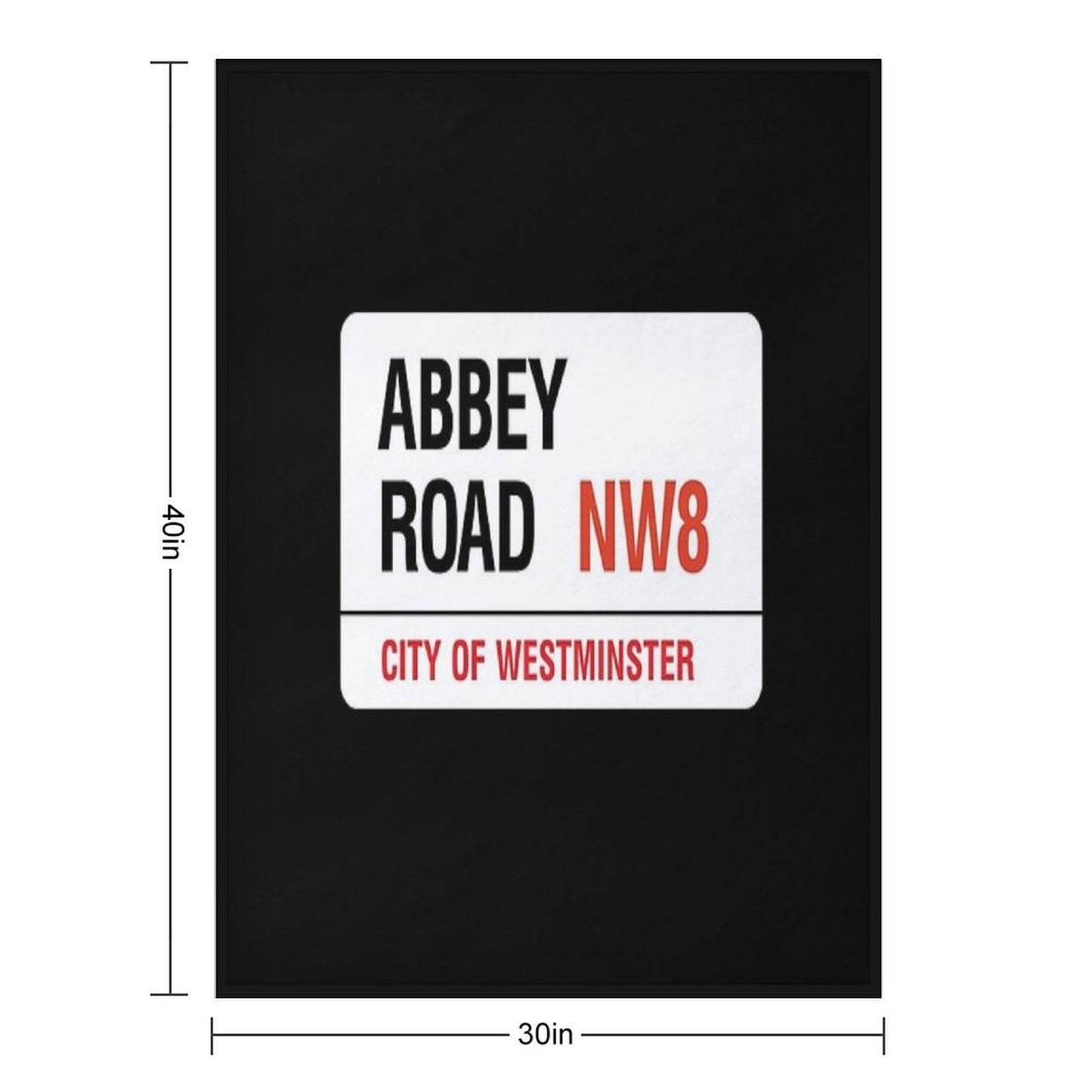 Abbey Road Comfort Throw Blanket
