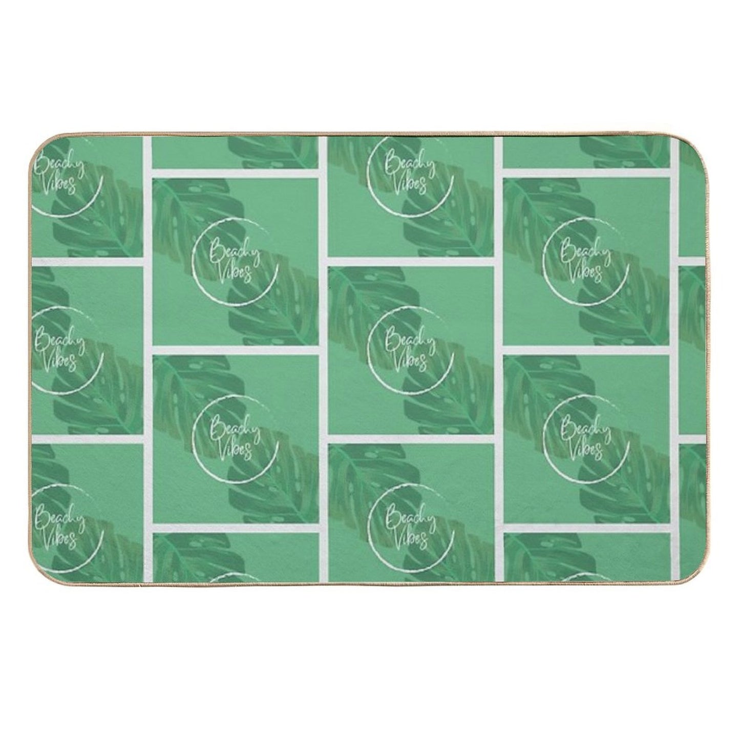 Beachy Vibes  Repositionable Bath Mat