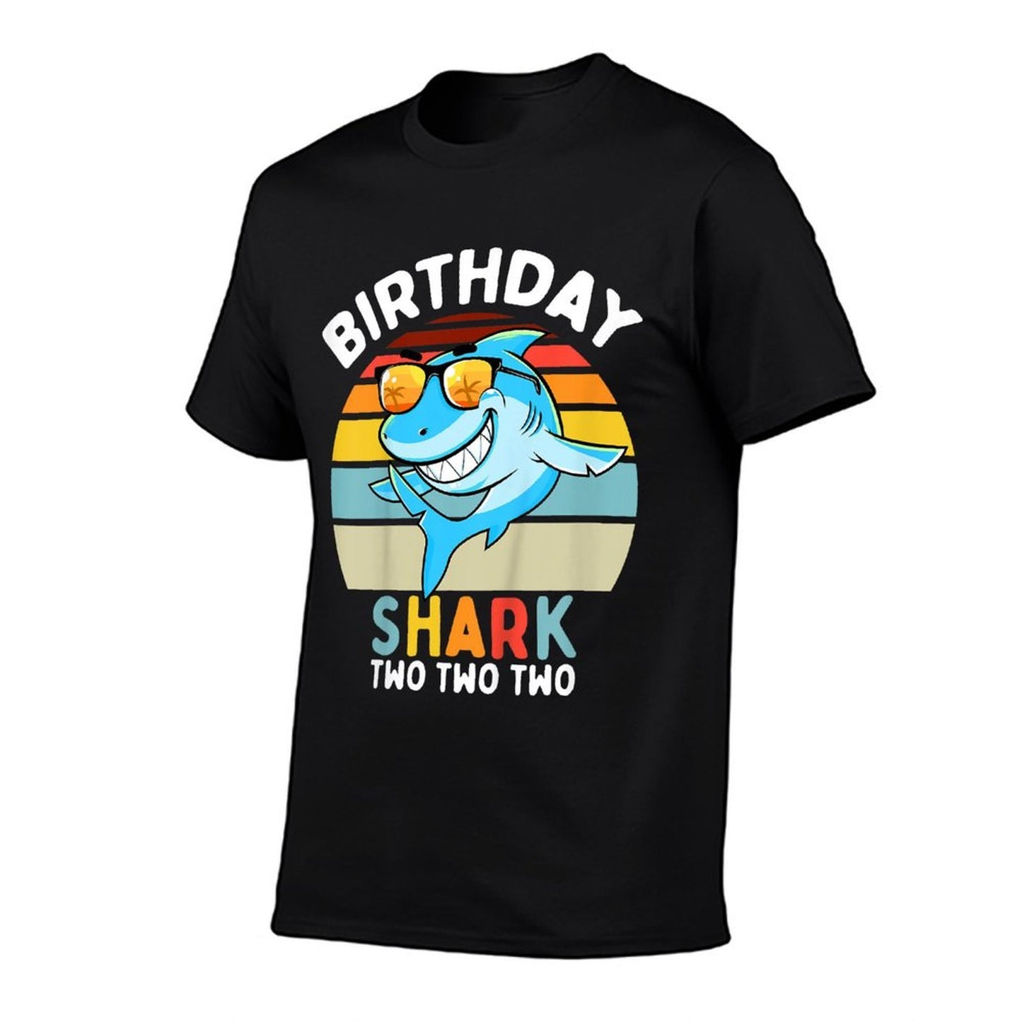 2nd Birthday Boy Shark 2 Year Old Boys Matching Family  Odor-resistant T-Shirt
