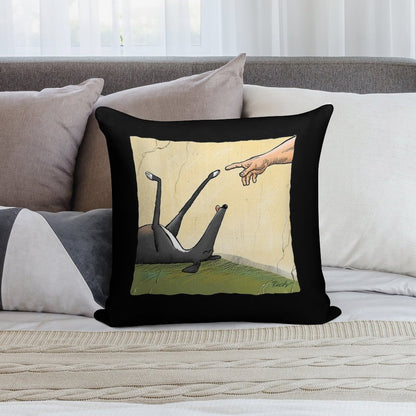 The Hand of Dog Soft Ultra-Soft Texture Throw Pillow