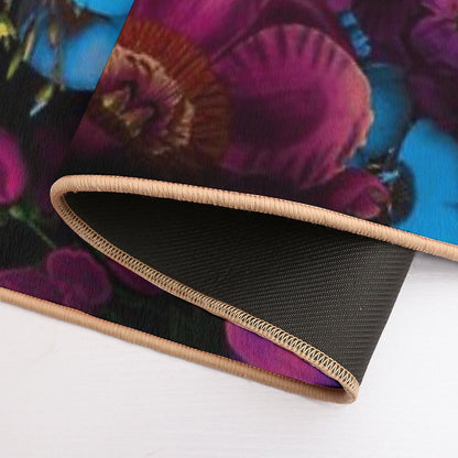 Mystical Night III Botanical Night Garden Nightgarden  Repositionable Bath Mat