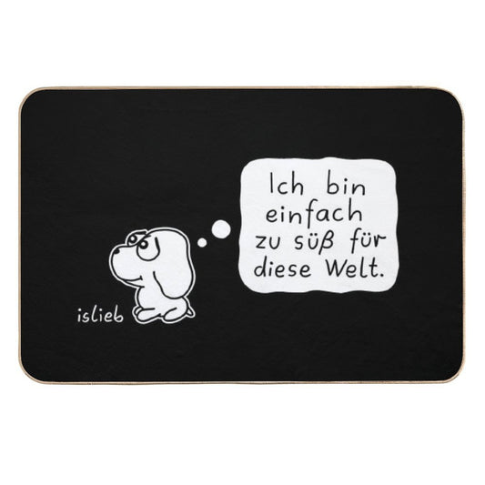 Too Sweet for The World  Stain-Proof Bath Mat