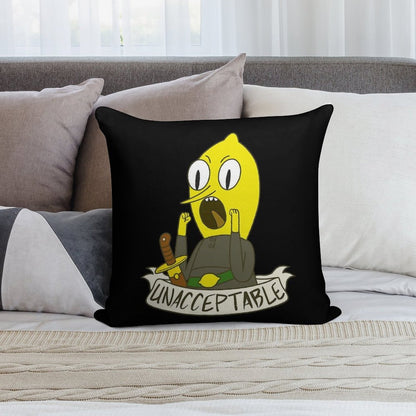 Lemongrab Soft Luxury Feel Throw Pillow