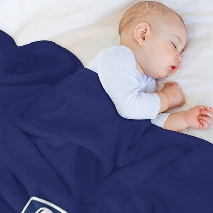 Midnight Johns Hopkins University Alpha Quick-dry Throw Blanket