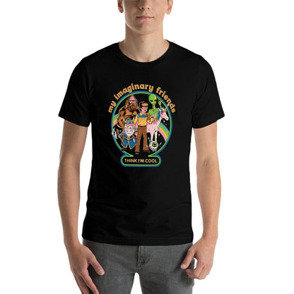 My Imaginary Friends  Oversized Silhouette T-Shirt
