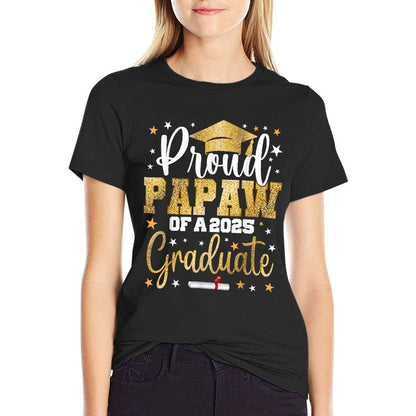 Proud Papaw of A 2025 Graduate Class Senior Graduation  Lightweight T-Shirt