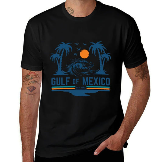 Funny Gulf of Mexico Gulf of USA America 2025  Summer-ready Fabric T-Shirt