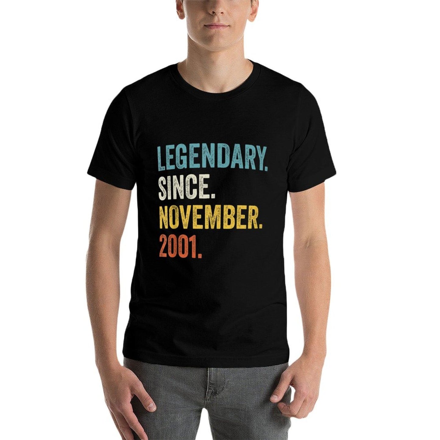 Legendary Since November 2001 21st Birthday  Durable T-Shirt