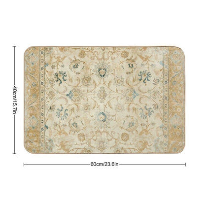 Antique Persian Tabriz  Rug Print  Slip-Resistant Bath Mat