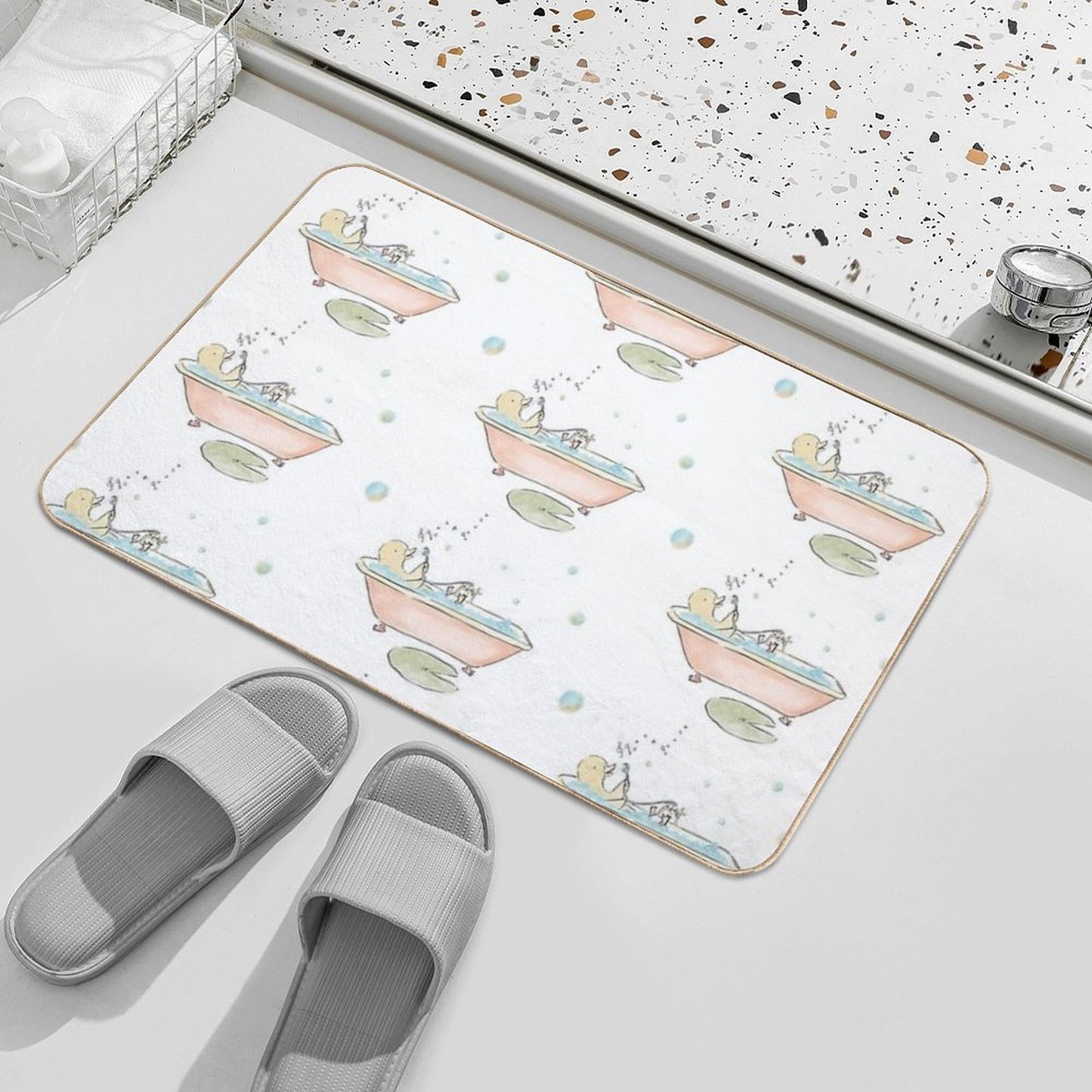 Duck Bath Time  Odorless Bath Mat