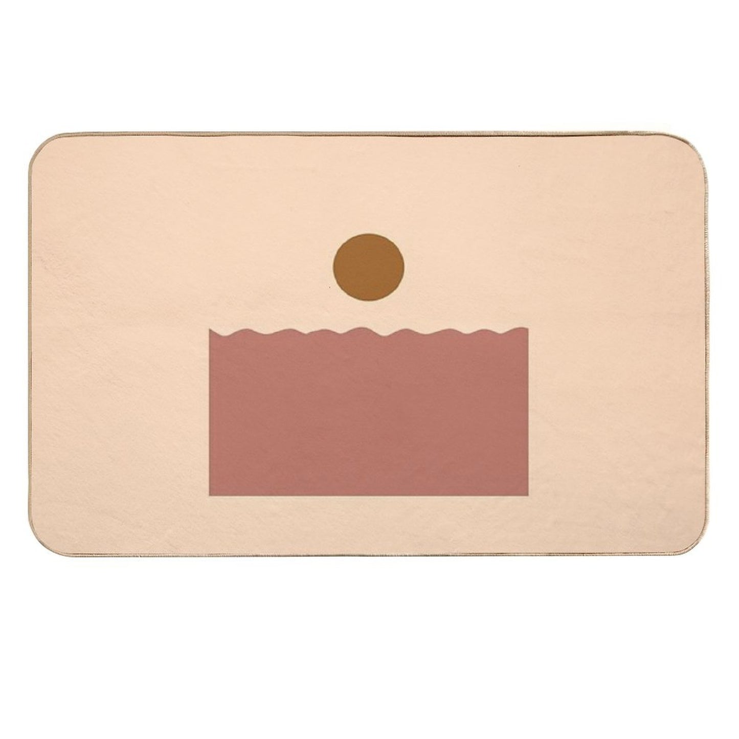 Bohemian Ocean  Pet-Safe Bath Mat