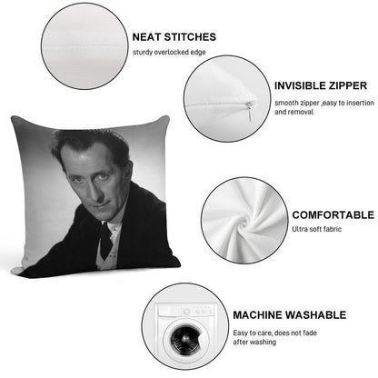The  Peter Cushing Cushion Soft High-Density Material Throw Pillow