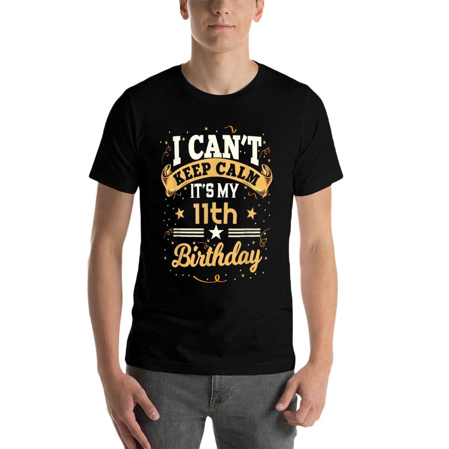 11 Year Old Shirt I Can't Keep Calm It's My 11th Birthday  Soft T-Shirt