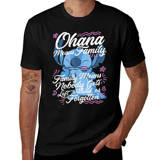 Lilo & Stitch Stitch Day Ohana Means Family Moisture-wicking T-Shirt