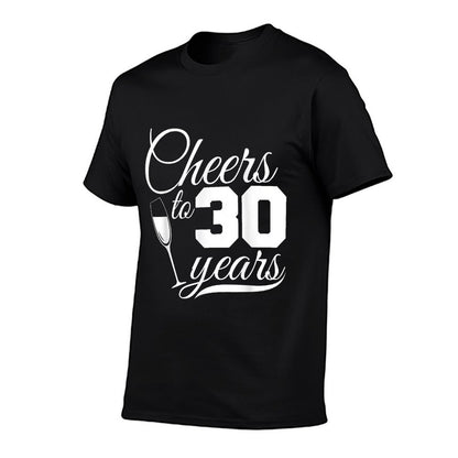 Cheers To Thirty Years. 30th Dirty Birthdays  Relaxed-fit T-Shirt