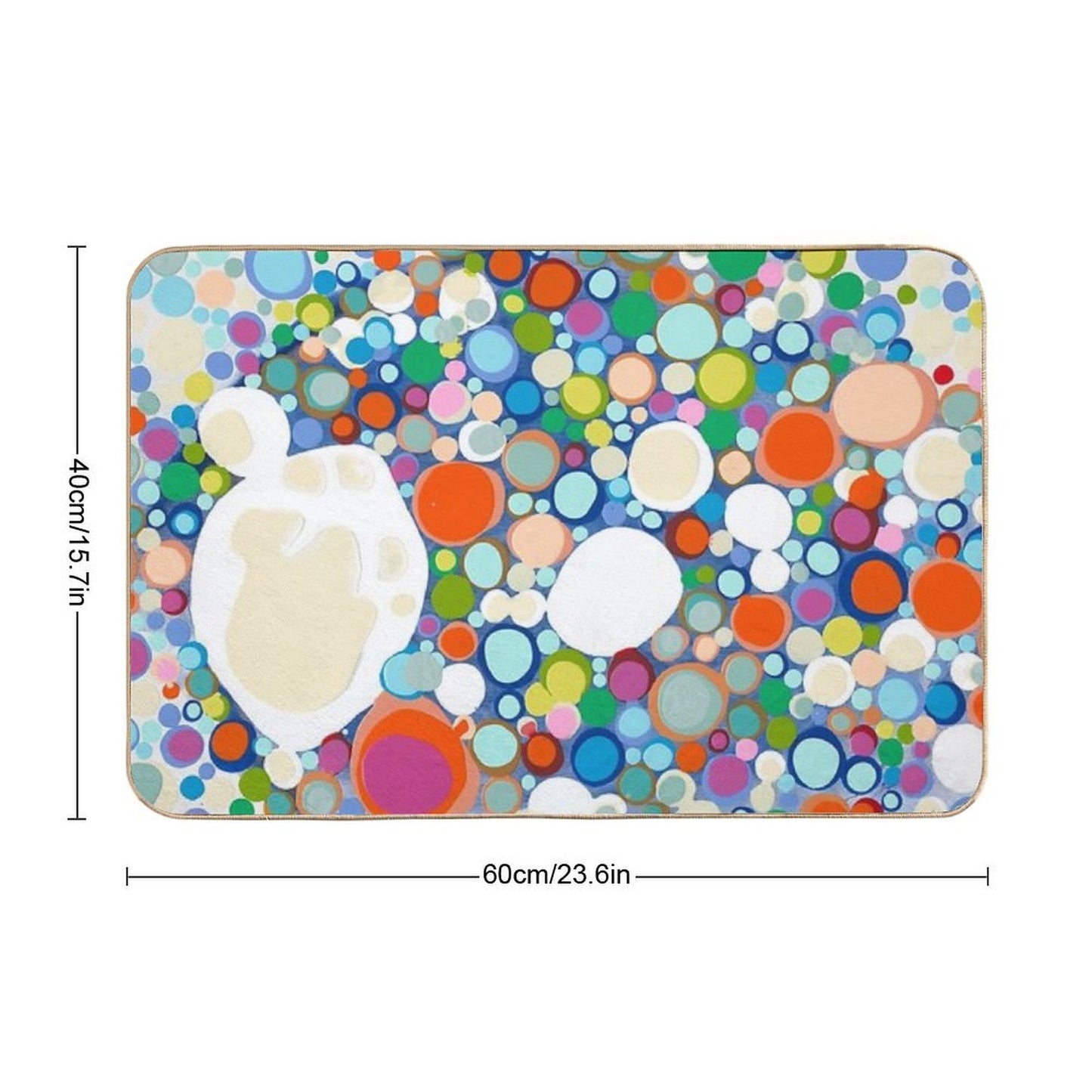 Bubble Bubble  Slip-Resistant Bath Mat