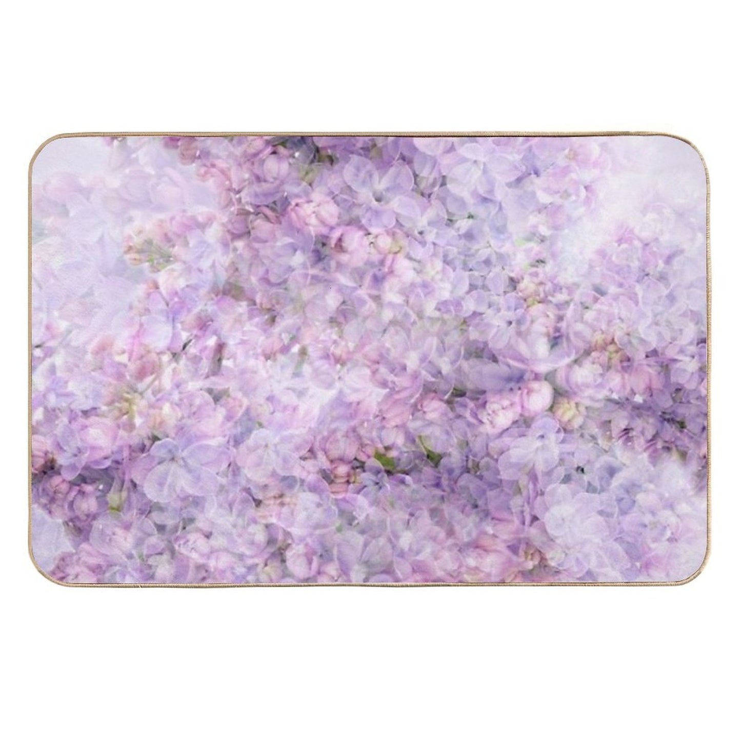 Romantic Lilac - Floral Art, Vintage  Versatile Bath Mat