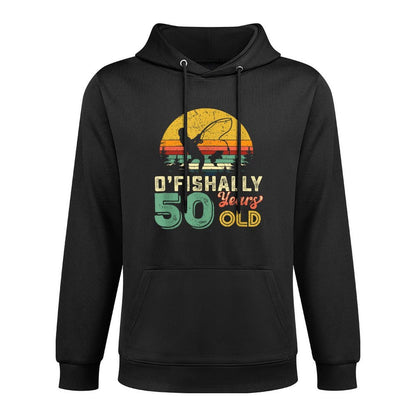 50 Years Old Fishing Gift 50th Birthday Cool Fifty Year Old Pilling-Resistant Hoodie