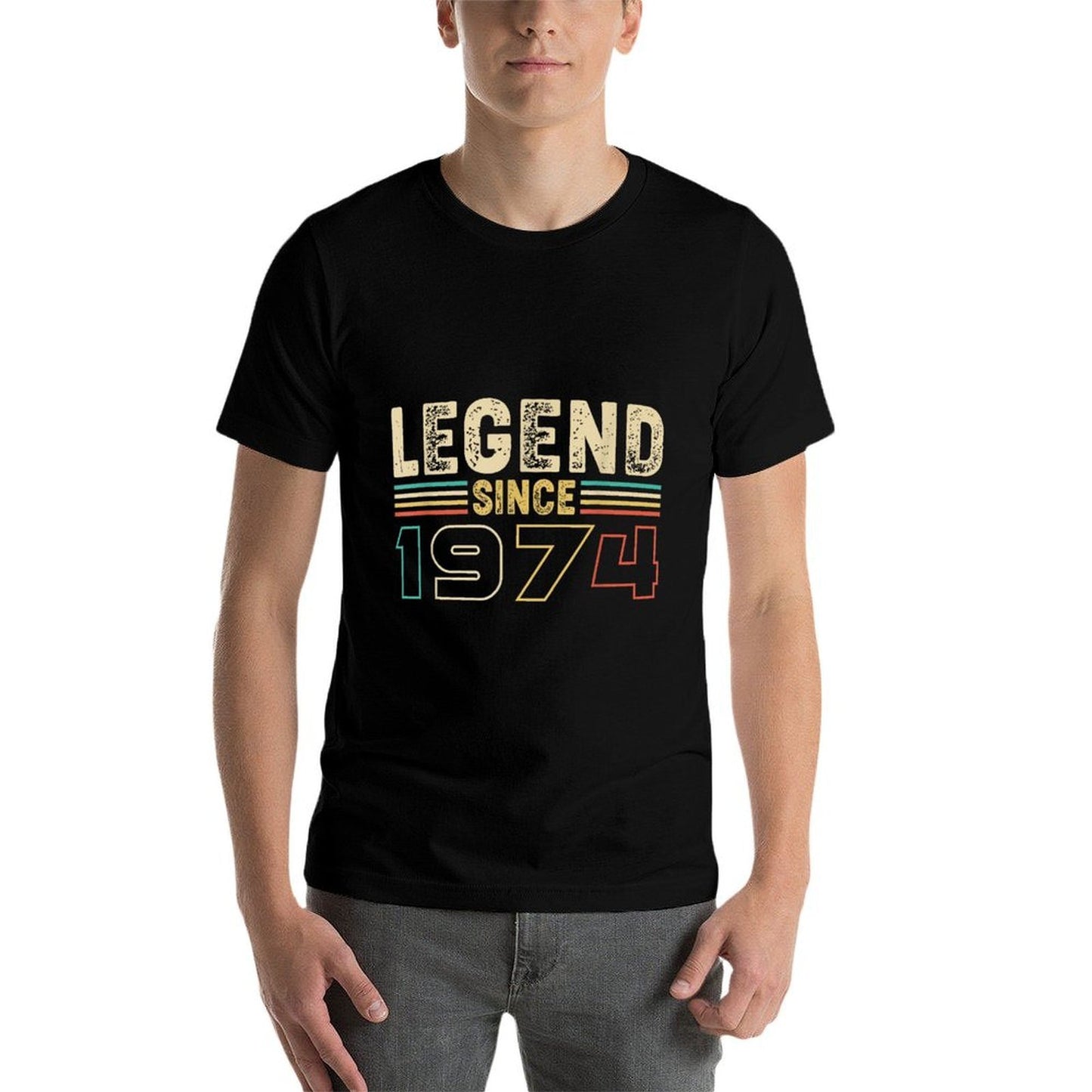 Legend Since 1974 Retro 50th Birthday  Quick-drying T-Shirt