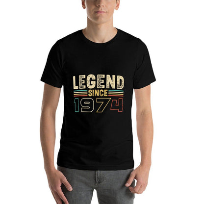 Legend Since 1974 Retro 50th Birthday  Quick-drying T-Shirt