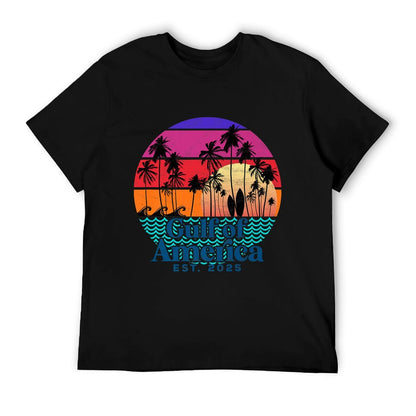 Gulf of US America Premium Graphic-printed T-Shirt
