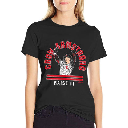 Pete Crow-Armstrong Raise The Roof - Chicago Baseball  Relaxed-fit T-Shirt