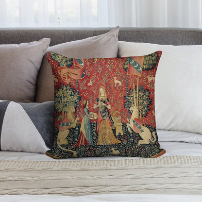 The Lady And The Unicorn À Mon Seul Désir Soft Easy Maintenance Throw Pillow