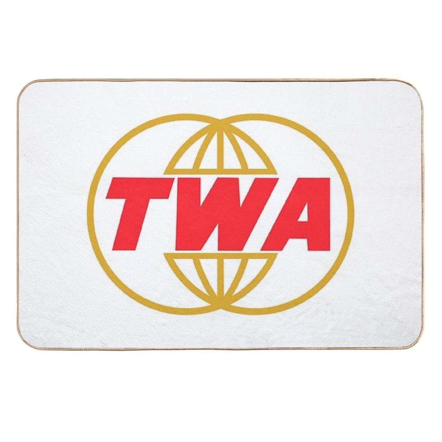 TWA Airlines - Vintage Logo  Anti-Trip Bath Mat