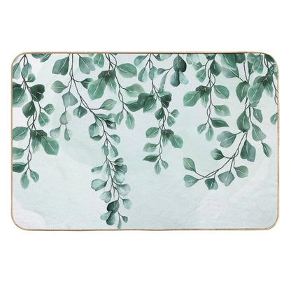 Plant Vines Durable Bath Mat