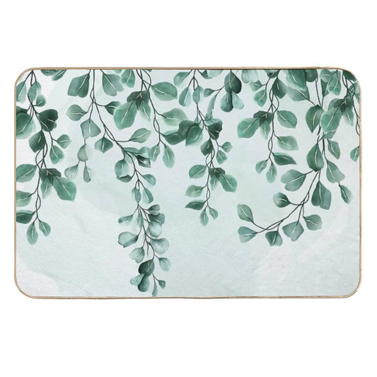 Plant Vines Durable Bath Mat